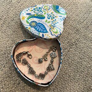 Authentic Brighton Vintage Heart Bracelet in 925
